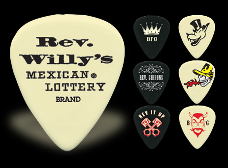 Dunlop Reverend willy Mexican Lottery Brand picks